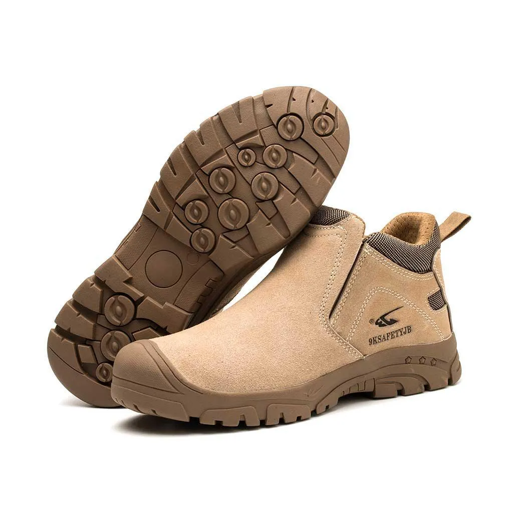 Women's Steel Toe Welding Boots - Rubber Sole | B112