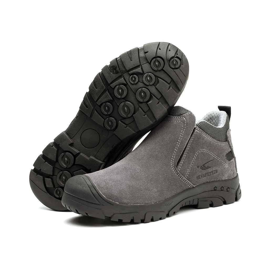 Women's Steel Toe Welding Boots - Rubber Sole | B112