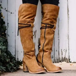 Women'S Thermal Boots Over The Knee Boots 77496805C