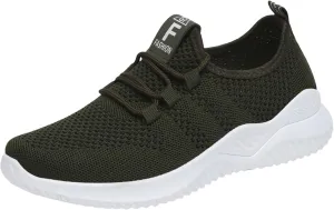 Womens Walking Shoes Lightweight Running Shoes Wide Toe Box Sneaker Arch Support Athletic Slip On Mesh Workout Casual Sports Shoe Tennis Sneakers Breathable & Comfortable