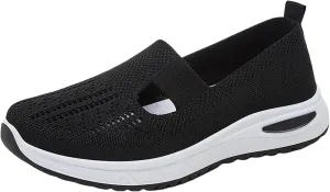 Women's Woven Orthopedic Breathable Soft Shoes Mens Dress Shoes Lether Men's Casual Shoes High Top Sneakers Slip On Tennis Shoe Loafers Dress Shoe