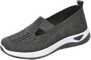 Women's Woven Orthopedic Breathable Soft Shoes Womens Running Shoes Wide Feet Casual Slip On Shoes Platform Sneakers Platform Tennis Shoe Casual Loafers
