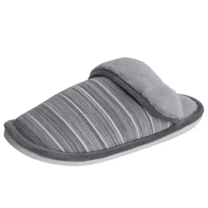 Women's/Men's Cotton Slippers Stripe Fluffy Anti-slip Sandals