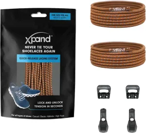 Xpand No Tie Elastic Boot Laces. Hi-Vis Reflective Shoelaces. Ultra Durable for Hiking, Triathletes and Crossfit