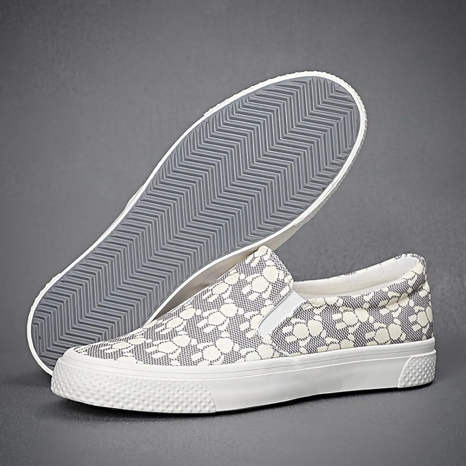 YIBLBOX Canvas Low Top Shoes Skate Shoes Fashion Sneakers for Men Comfortable Walking Casual Shoes